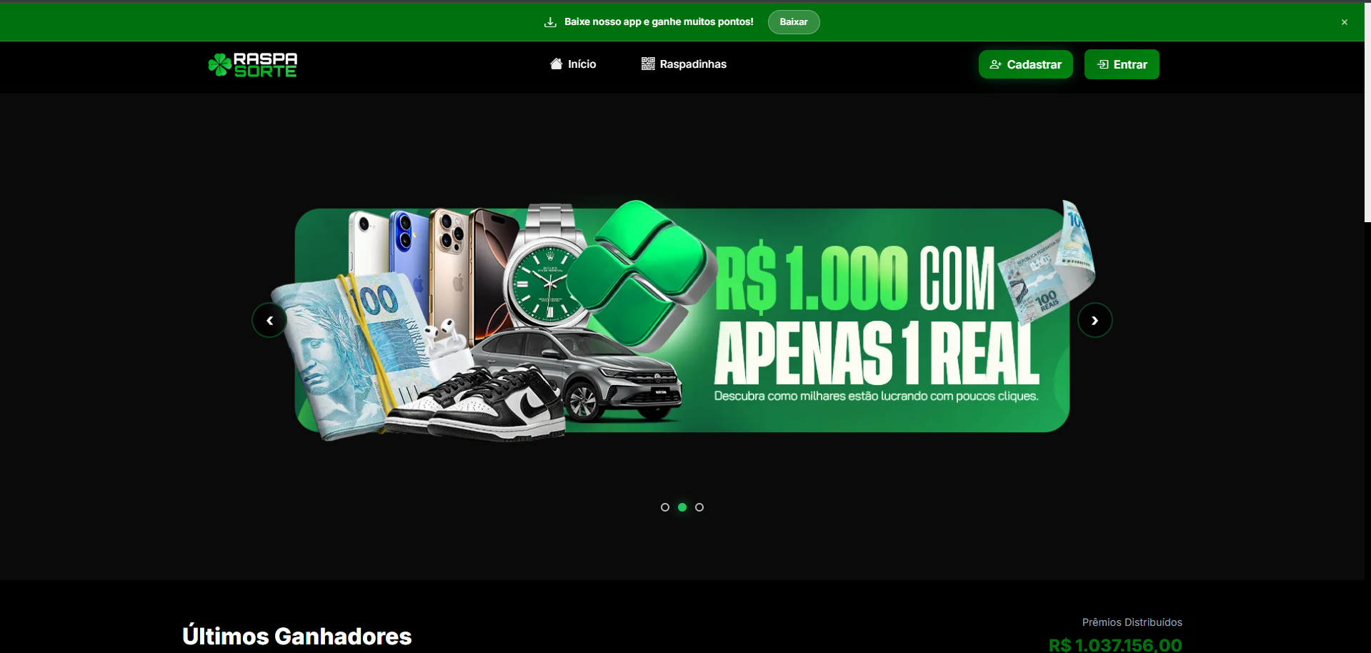 Raspadinha Laravel